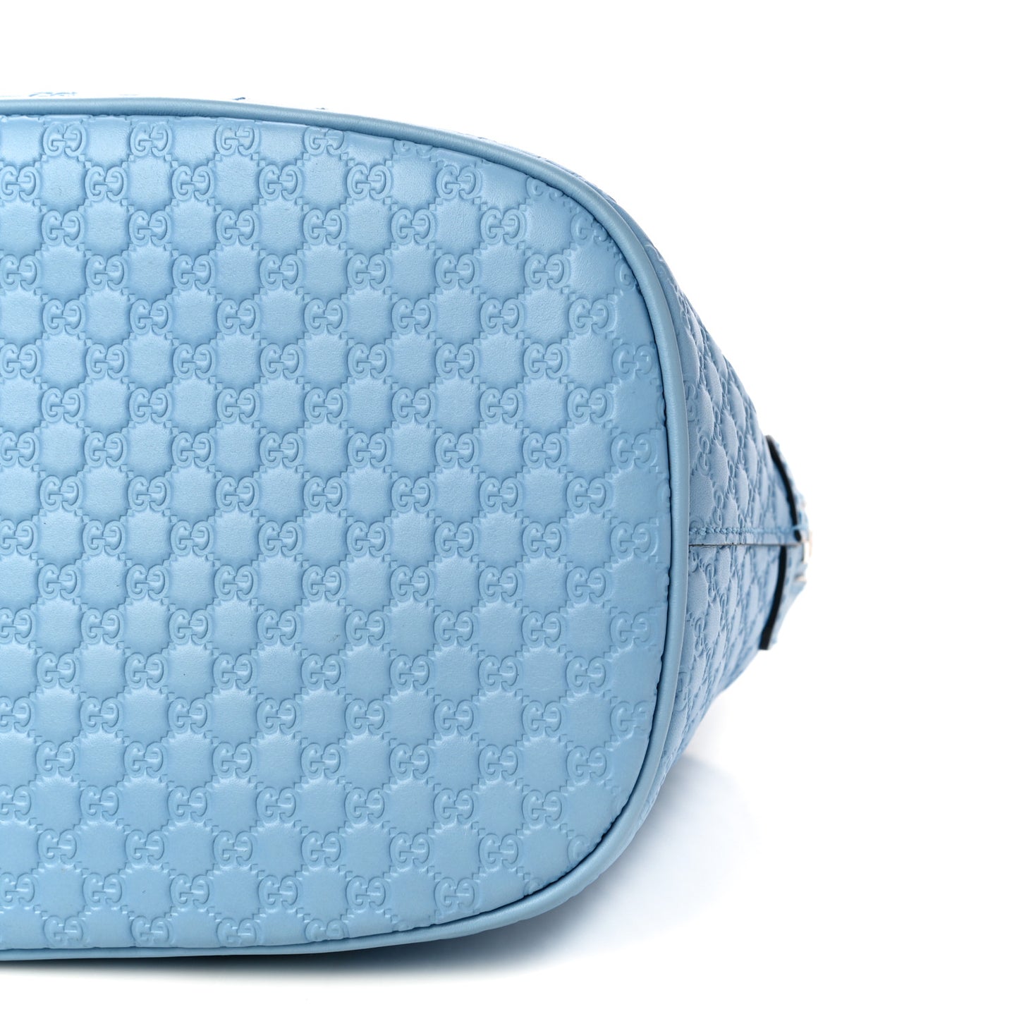Microguccissima Medium Dome Bag Mineral Blue