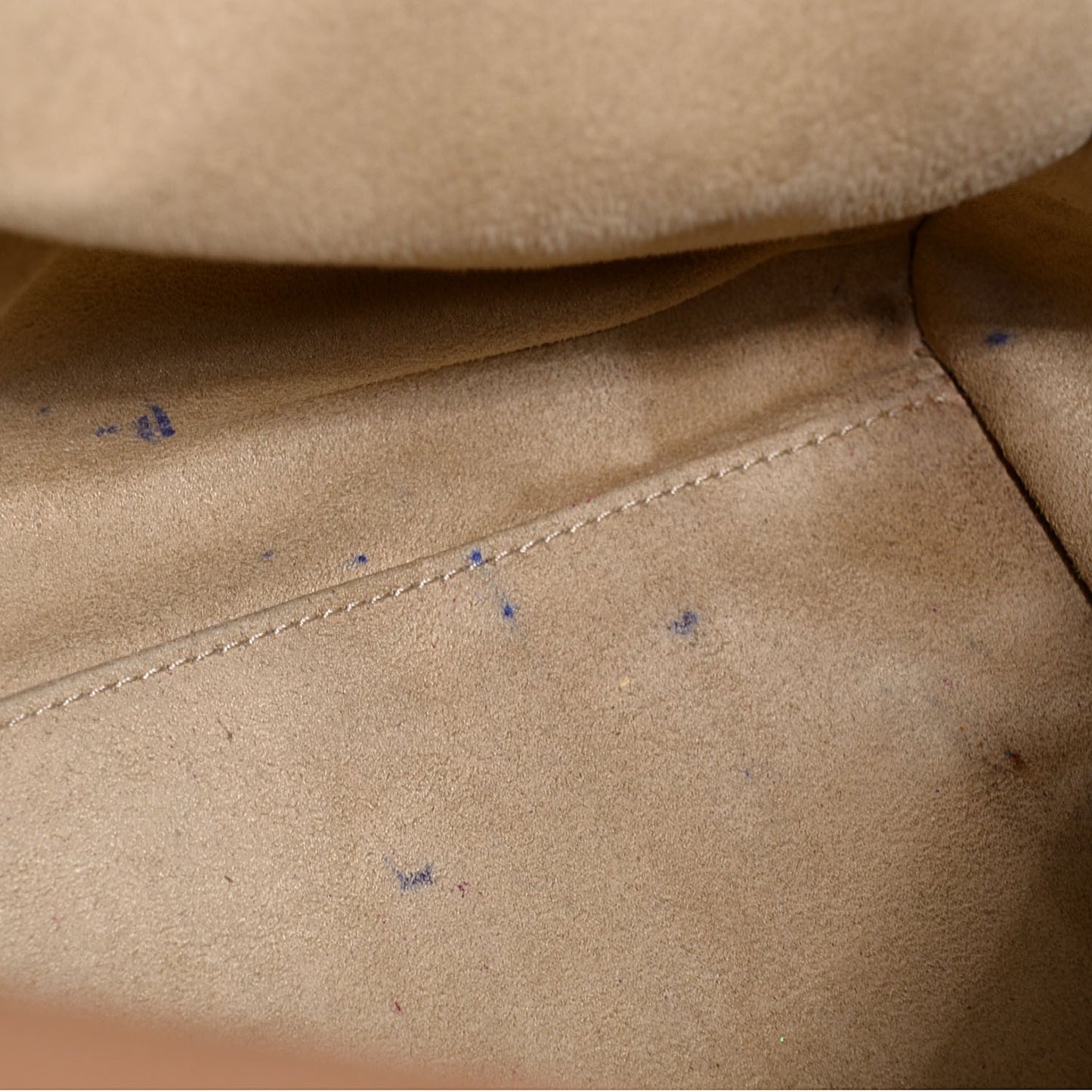 Pebbled Calfskin Mini Luggage Camel