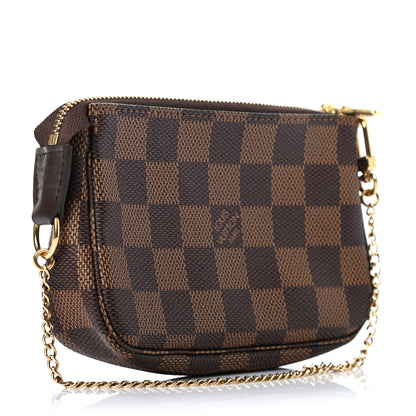 Louis Vuitton Damier Ebene Mini Pochette Accessories 3 of 7