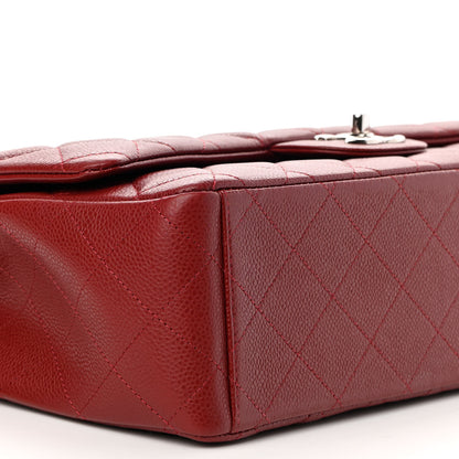 Chanel Caviar Quilted Maxi Double Flap Red 9 of 11