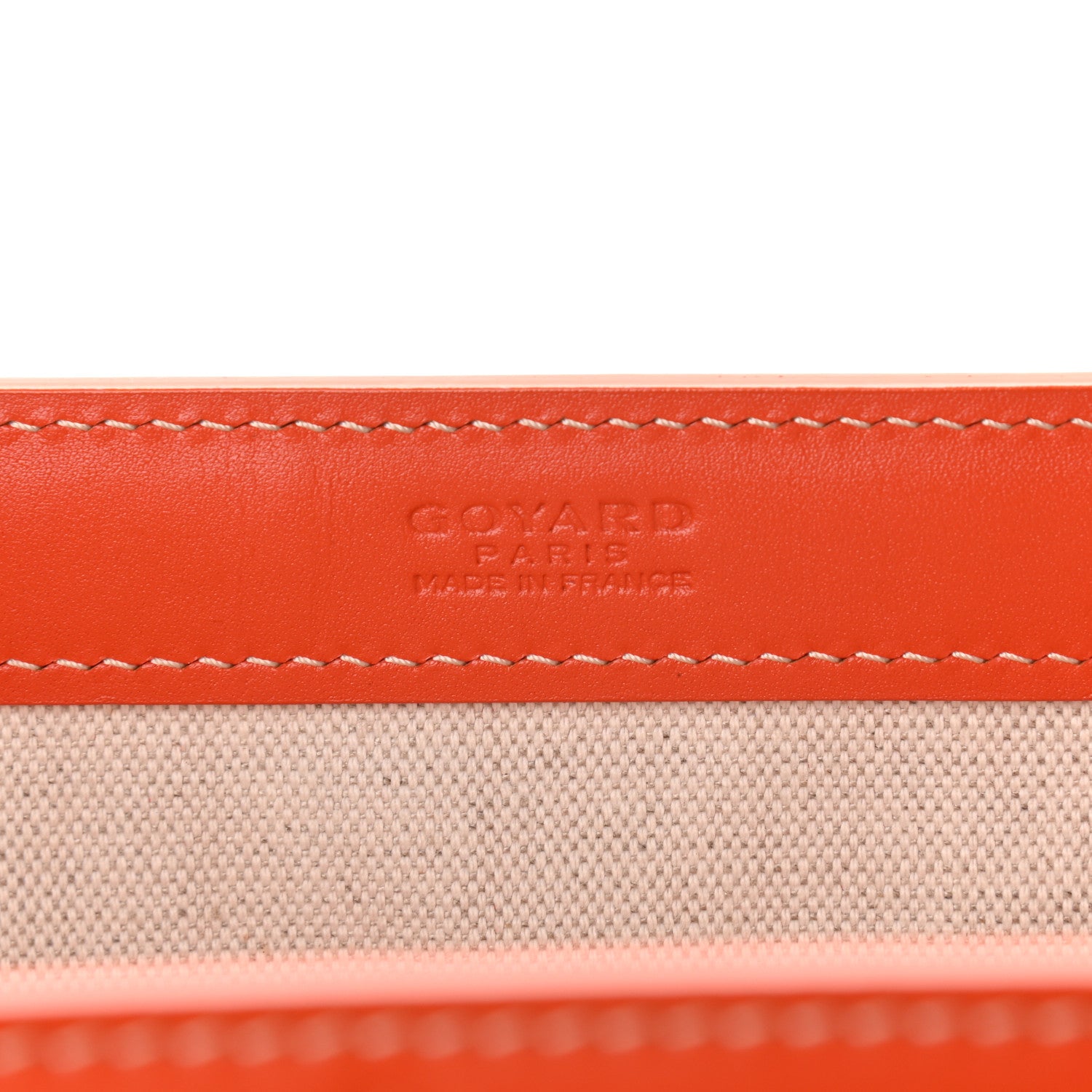 Goyard Goyardine Bellechasse PM Orange 6 of 8