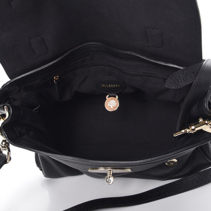 Mulberry Soft Small Grain Calfskin Alexa Rivet Satchel Black 5 of 9