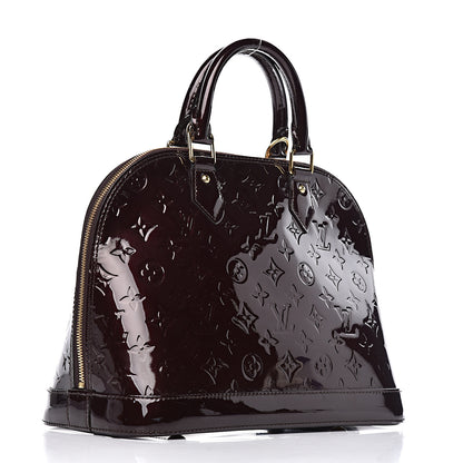 Louis Vuitton Vernis Alma PM Amarante 3 of 9