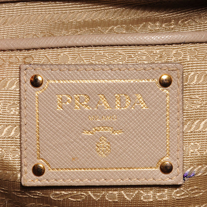 Prada Saffiano Lux Shopping Tote Pomice 8 of 13