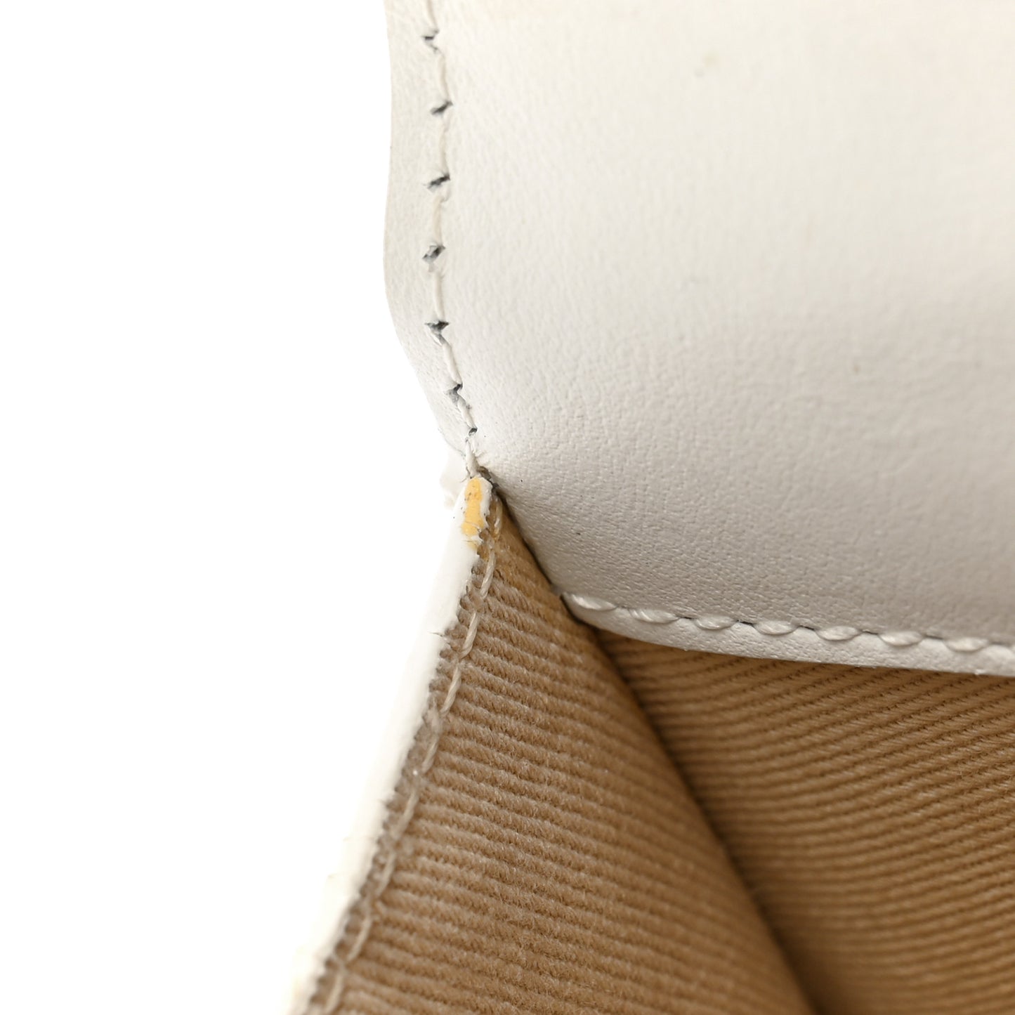 Smooth Calfskin Le Bambino Long White