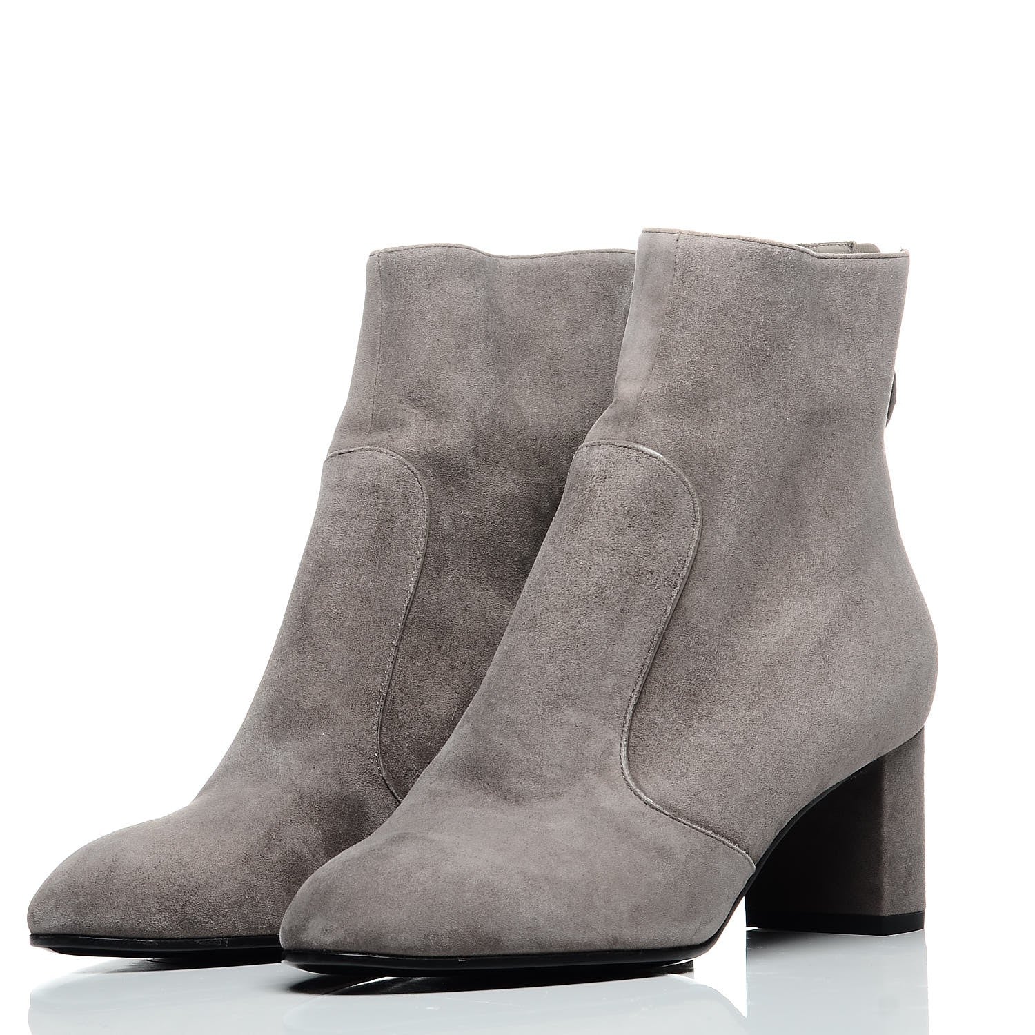 Louis Vuitton Suede Masterclass Ankle Boots 37.5 Gris 3 of 8