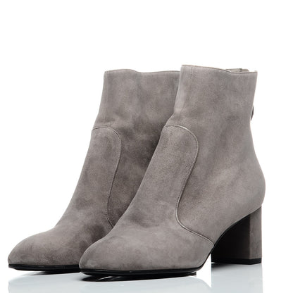 Louis Vuitton Suede Masterclass Ankle Boots 37.5 Gris 3 of 8