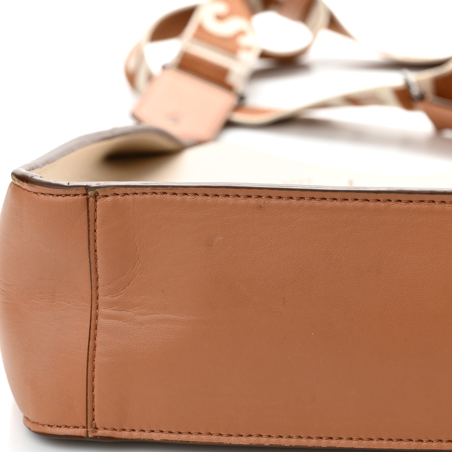 Stella McCartney Eco Alter Nappa Perforated Logo Mini Crossbody Beige 15 of 22