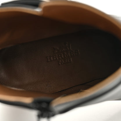 Hermes Calfskin Saint Germain Ankle Boots 38 Black 7 of 8