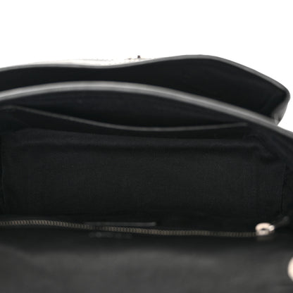 Saint Laurent Calfskin Matelasse Monogram Microstud Medium Niki Chain Satchel Black 5 of 11