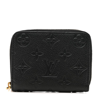 Louis Vuitton Empreinte Zippy Coin Purse Black 1 of 10