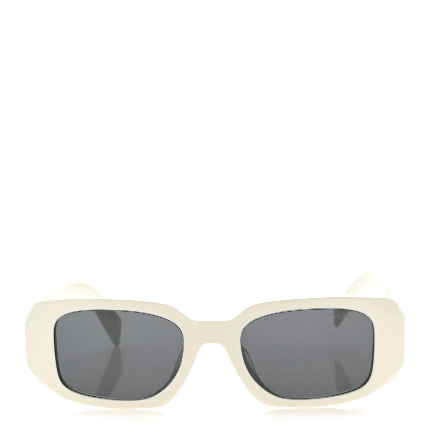 Prada Acetate Symbole Sunglasses SPR 17W White 1851734 – FASHIONPHILE