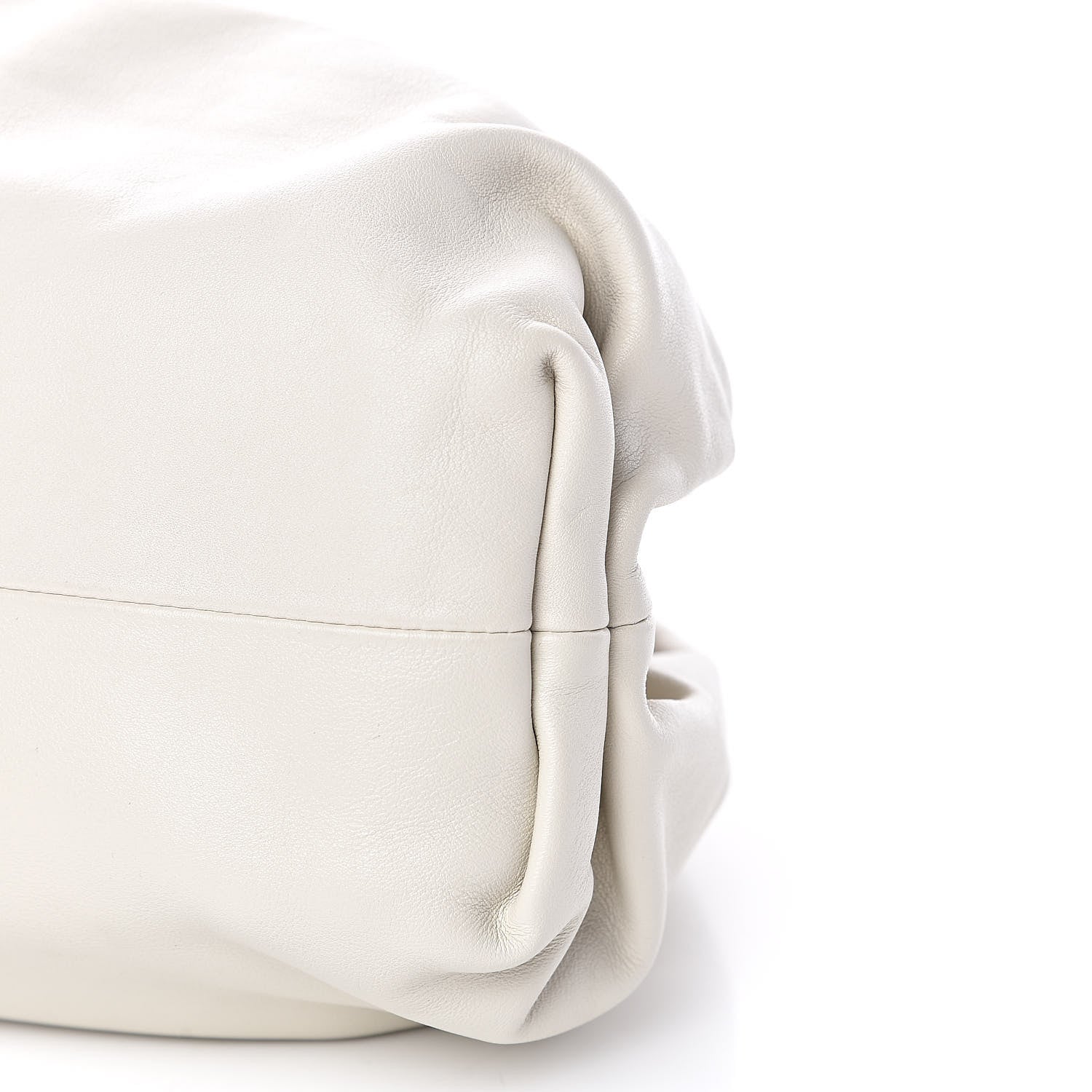 Bottega Veneta Smooth Butter Calf The Pouch Oversized Clutch Mist 10 of 11