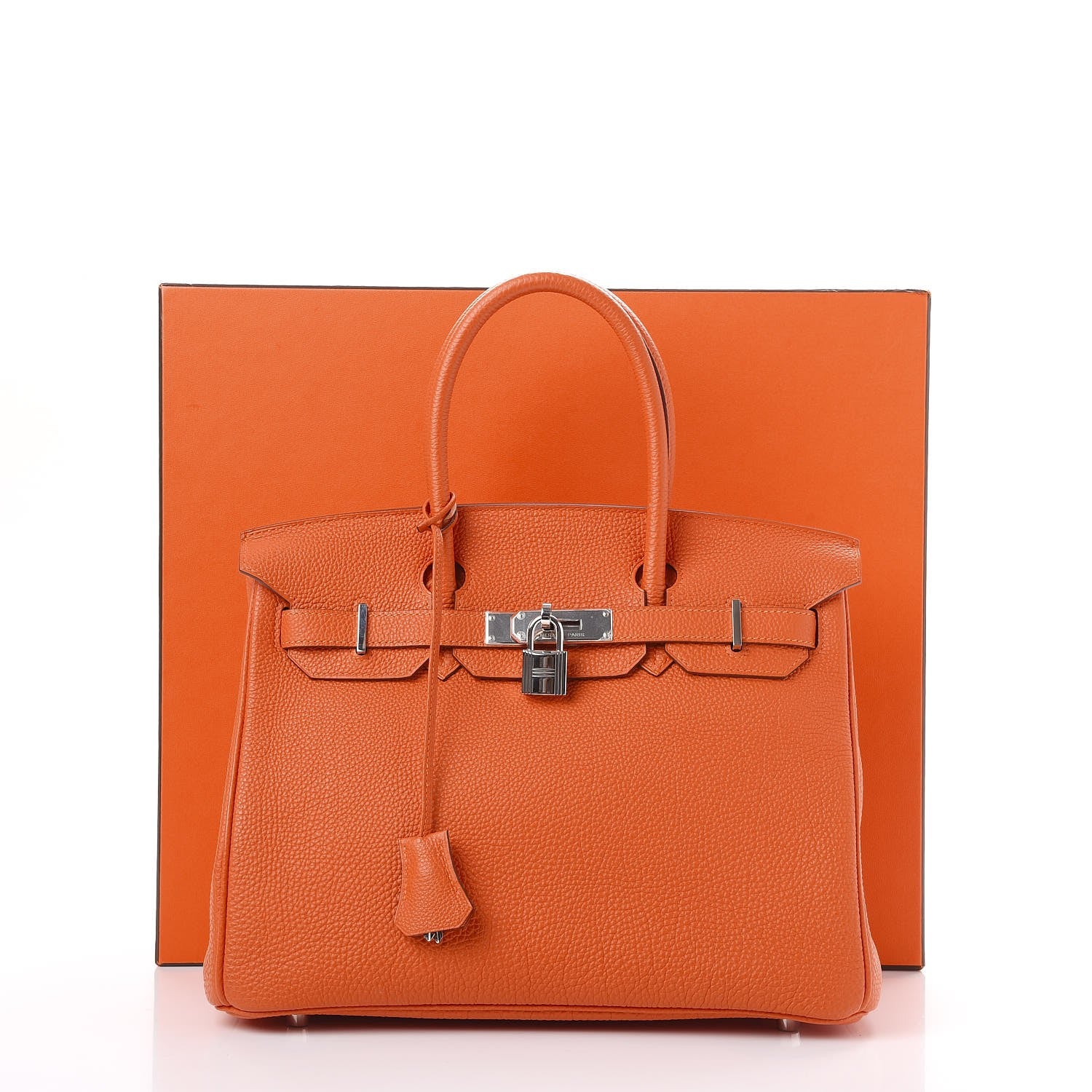 Hermes Togo Birkin 30 Orange 30 of 31