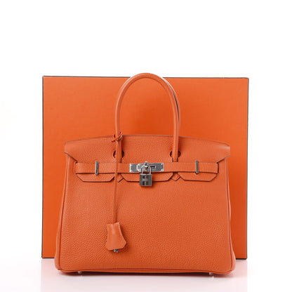 Hermes Togo Birkin 30 Orange 30 of 31