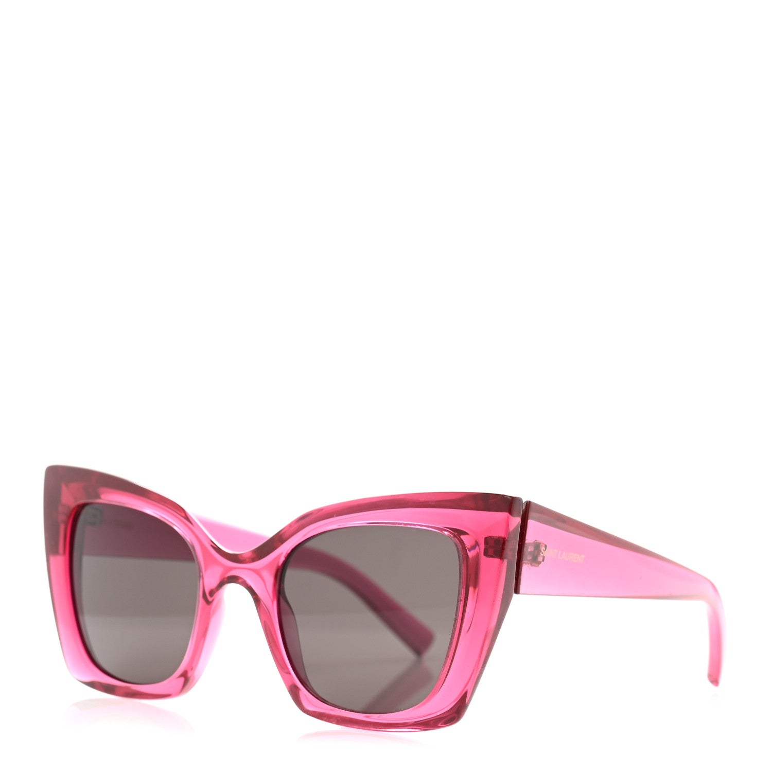 Saint Laurent Acetate Butterfly Frame Sunglasses SL552 Pink 1 of 8