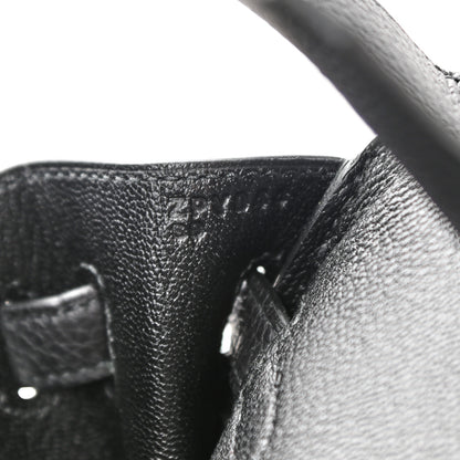 Hermes Togo Birkin 25 Black 7 of 12