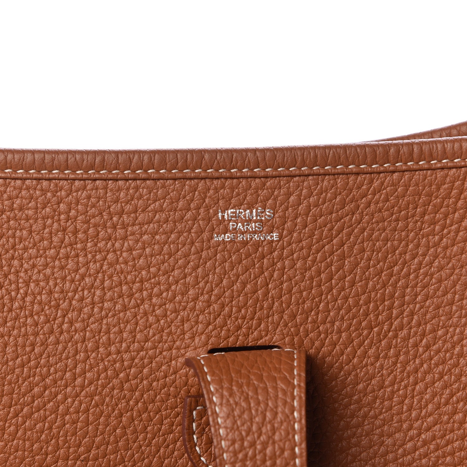 Hermes Taurillon Clemence Evelyne III PM Gold 6 of 13