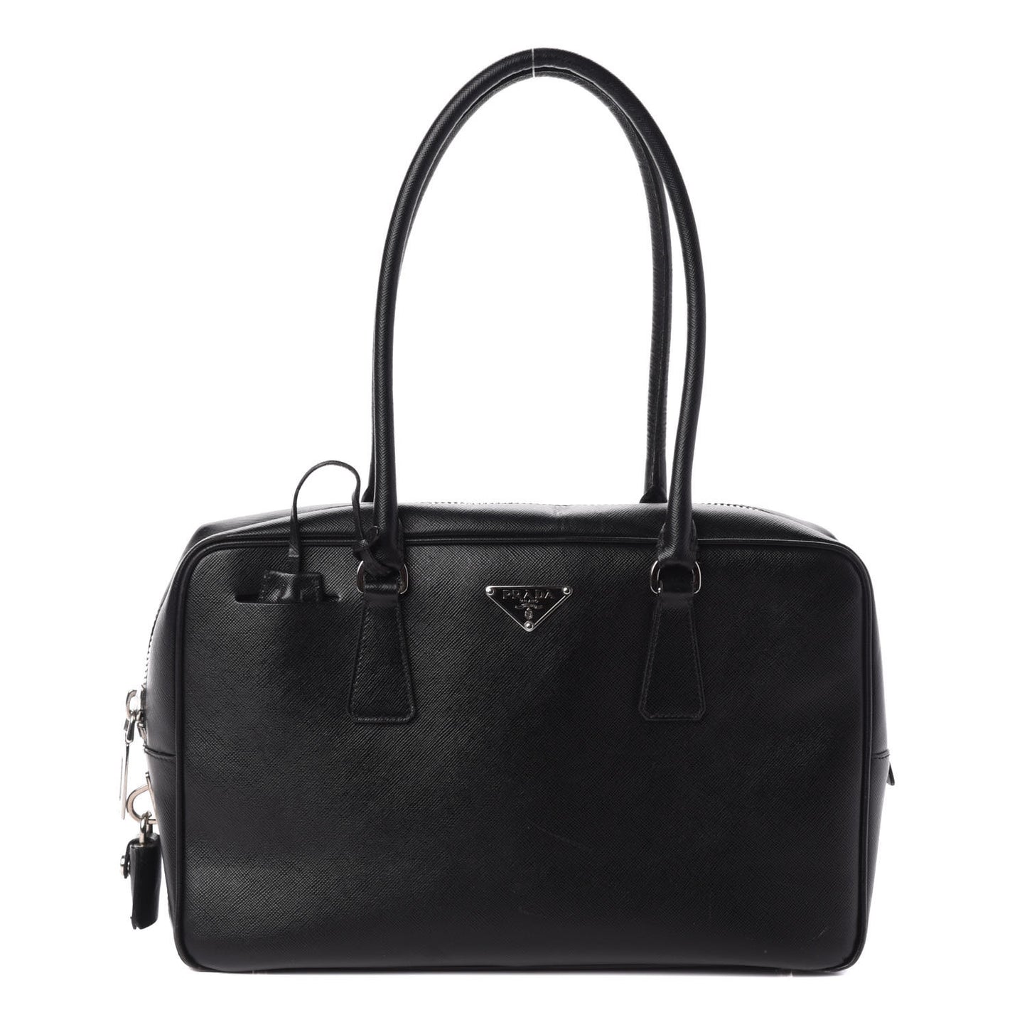 Saffiano Lux Bowler Black