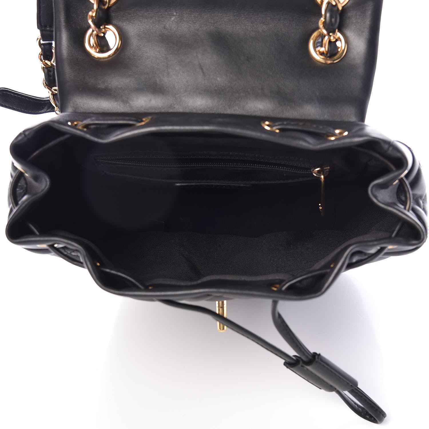 Chanel Calfskin Quilted Small Urban Spirit Backpack Black 8 of 28