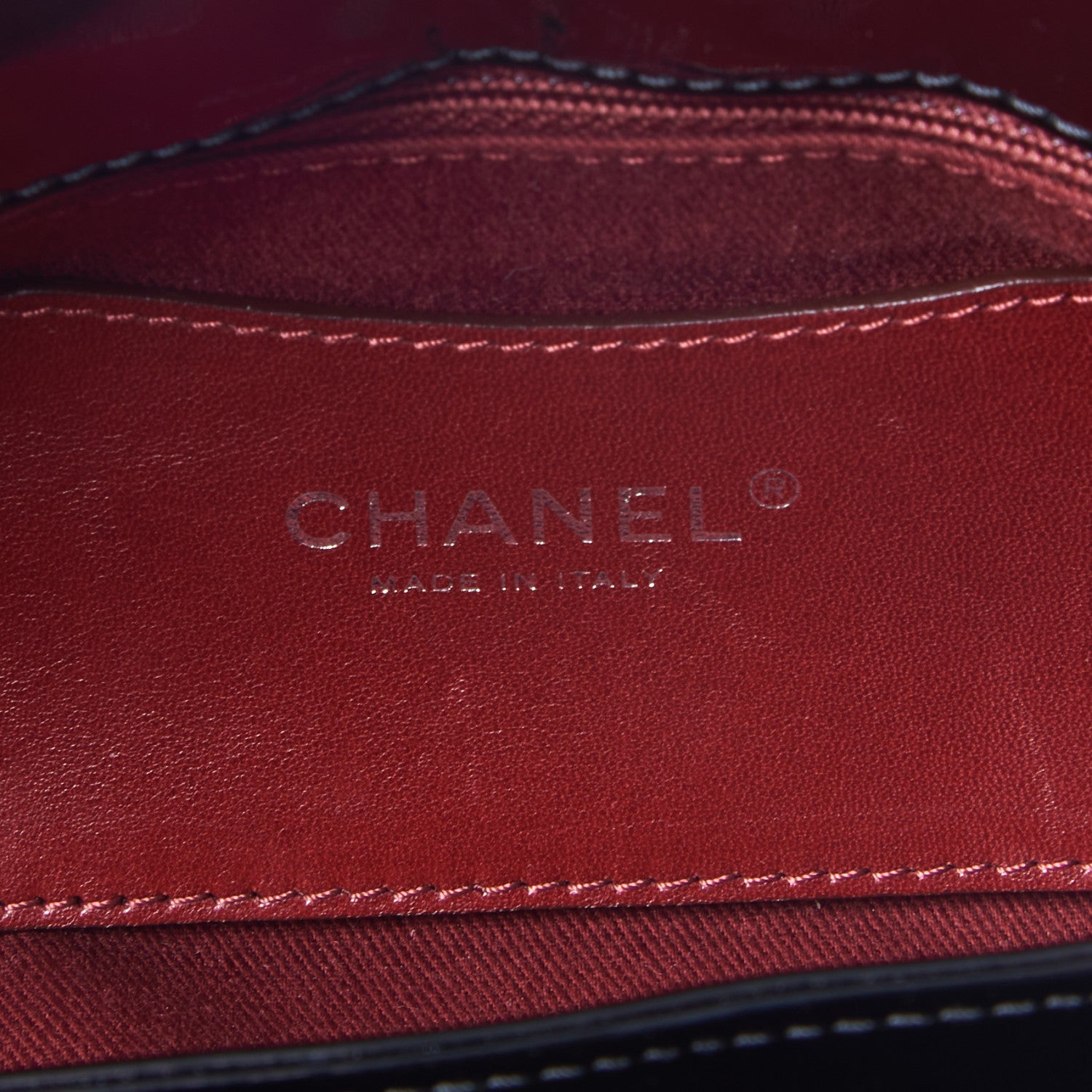 Chanel Patent Quilted Medium Just Mademoiselle Bowling Bag Black 7 of 9