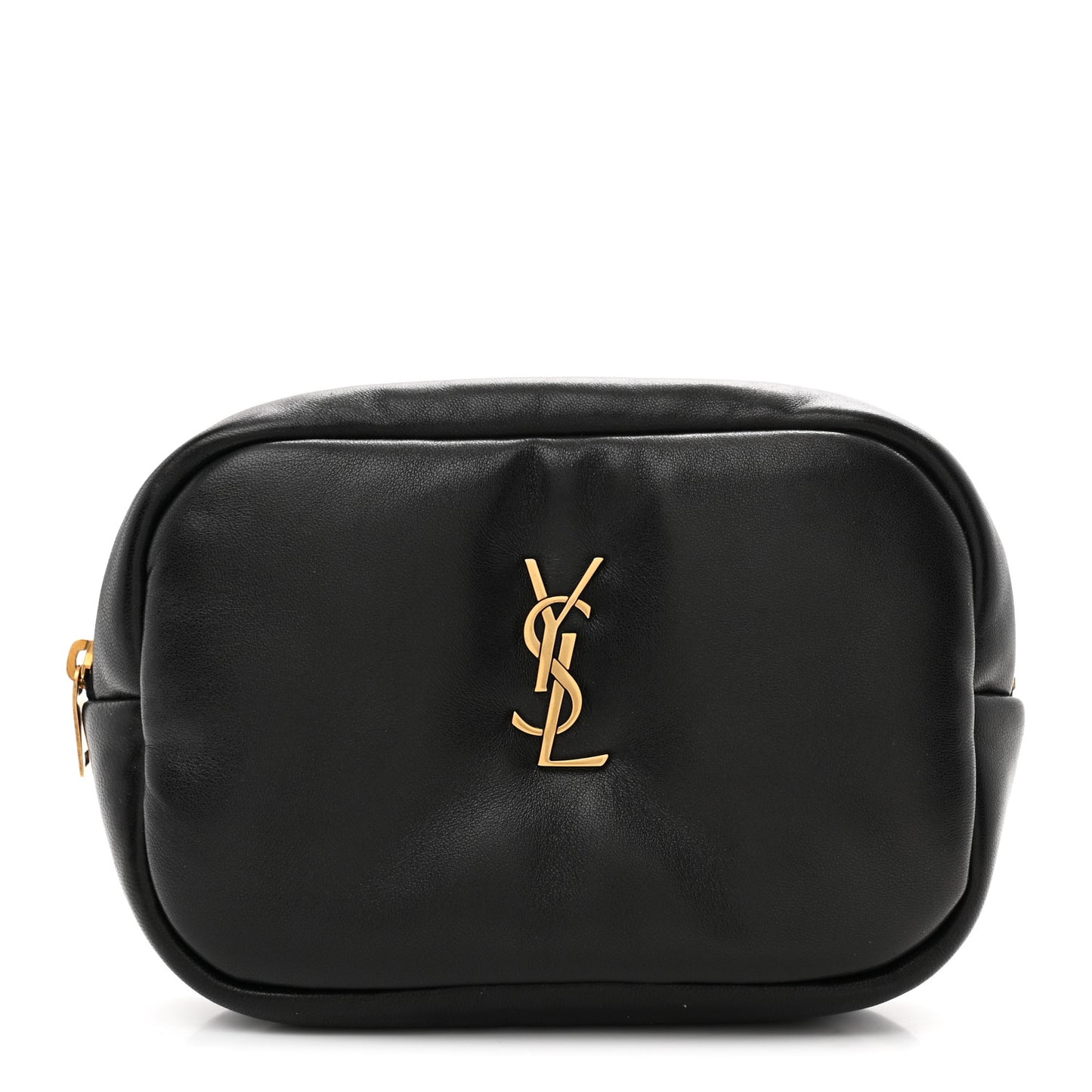 Lambskin Calypso Cosmetic Case Black