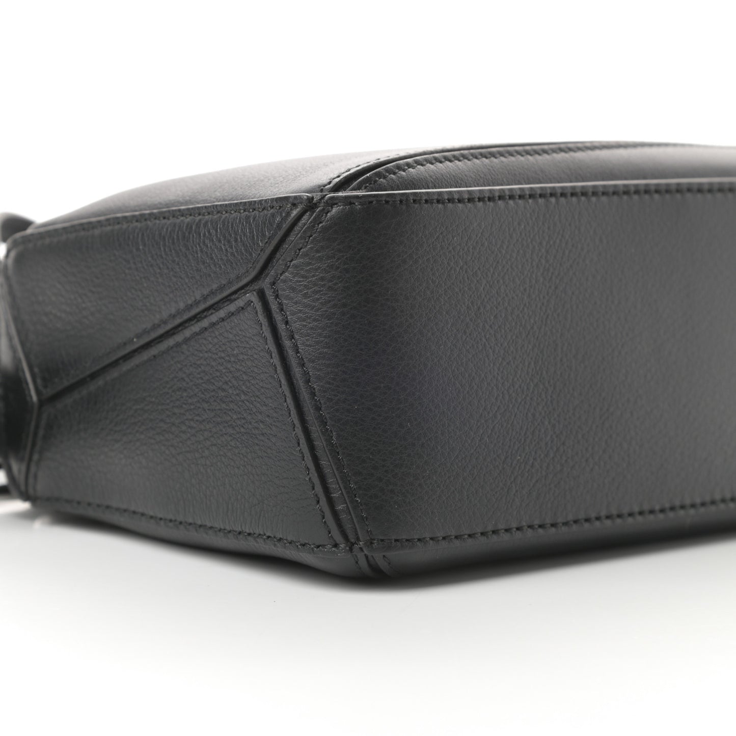 Calfskin Mini Puzzle Bag Black