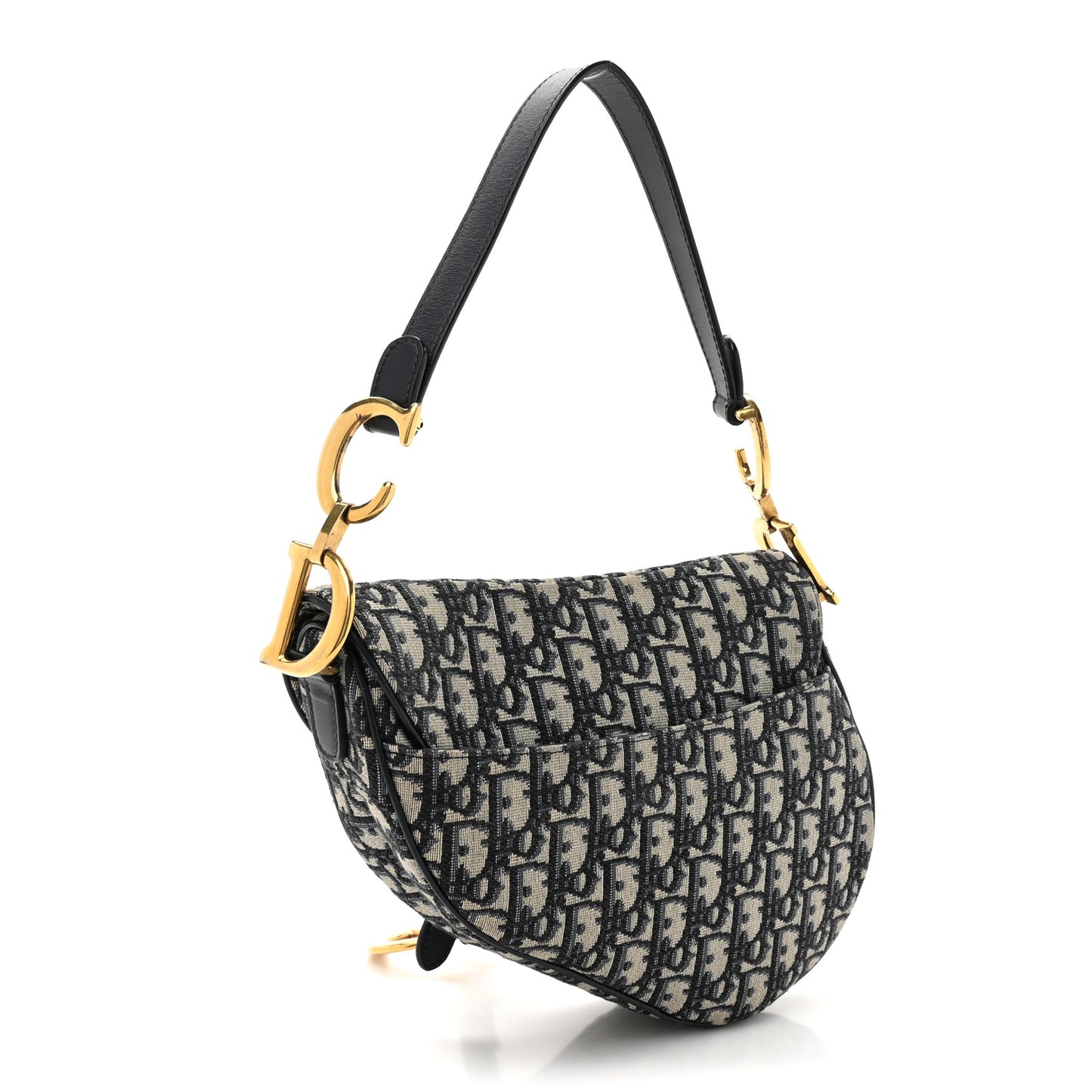 Oblique Saddle Bag Blue