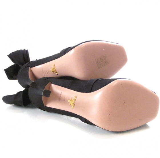 Nylon Bow Pumps 40 Black