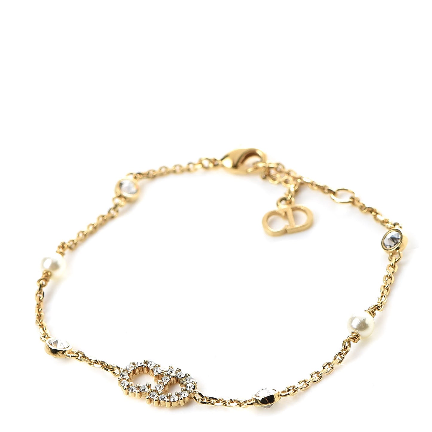 Pearl Clair D Lune Bracelet Gold