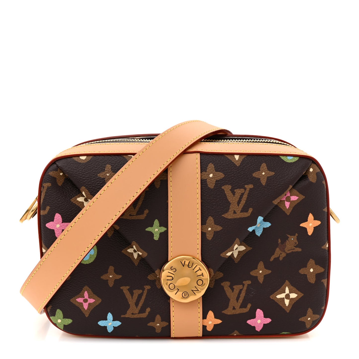 X TYLER THE CREATOR Monogram Craggy Envelope Messenger Chocolate