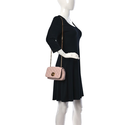 Versace Nappa Quilted Small Medusa Chain Crossbody Light Pink 2 of 9