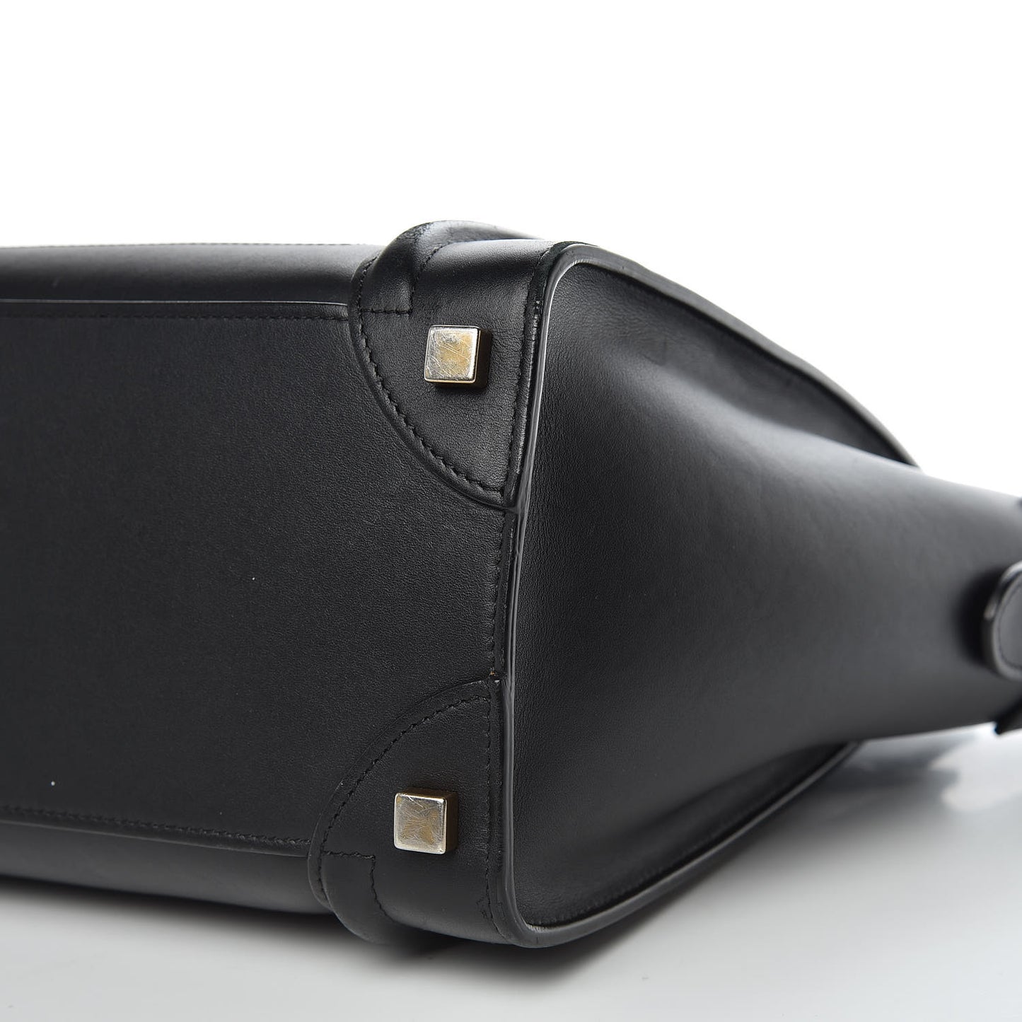 Smooth Calfskin Micro Luggage Black