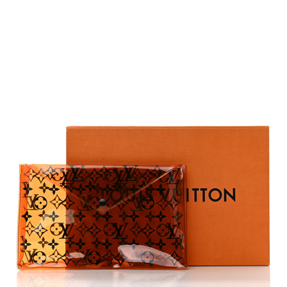 Louis Vuitton PVC Monogram Printed Envelope Pouch Orange 6 of 6