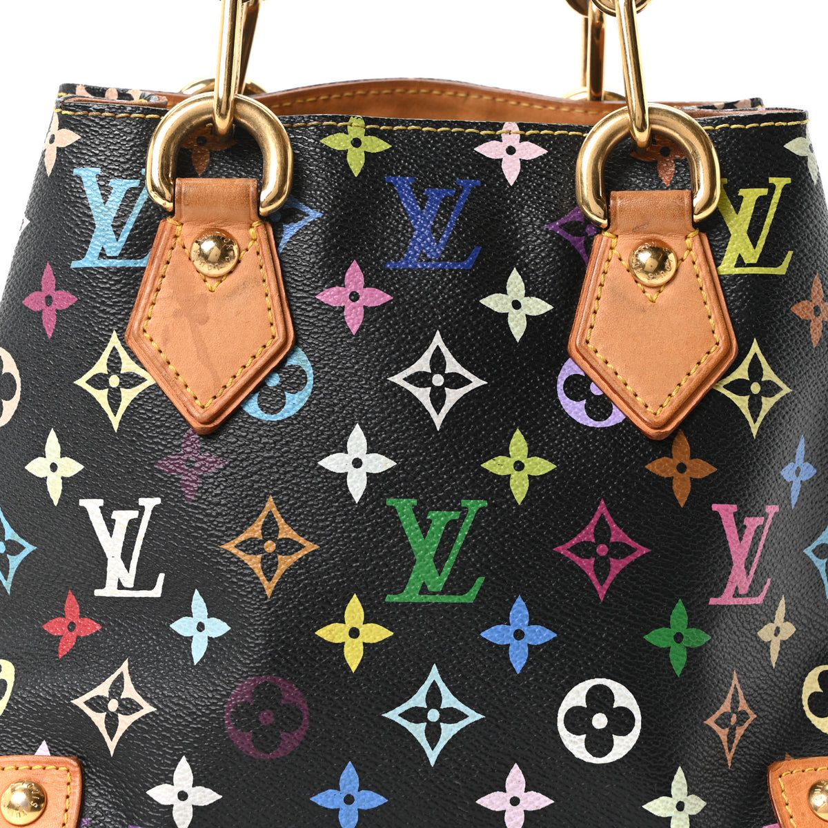 Louis Vuitton Monogram Multicolor Audra Black 6 of 8