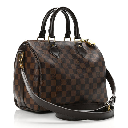 Louis Vuitton Damier Ebene Speedy Bandouliere 25 3 of 12
