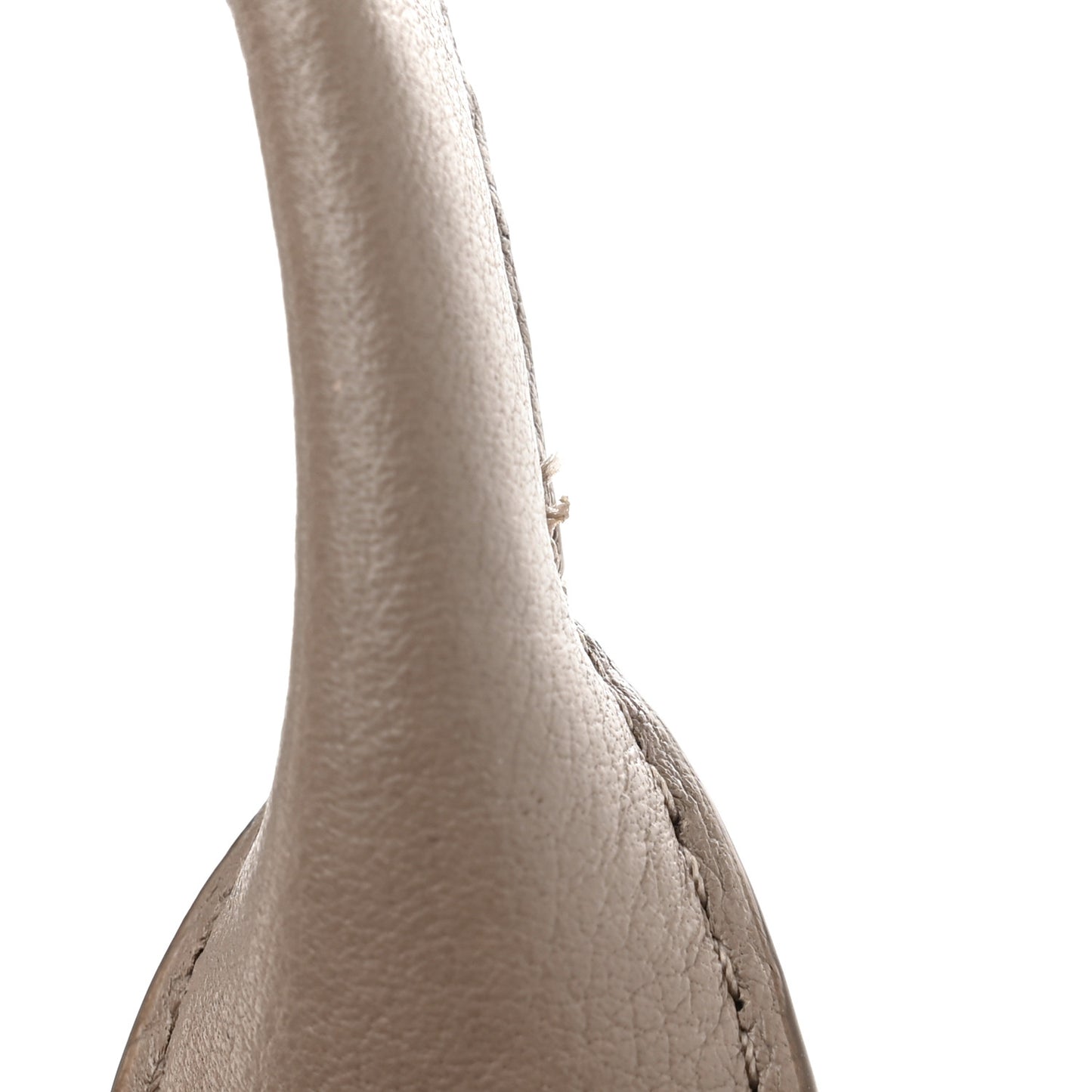 Grained Calfskin Small The Tote Bag Cement