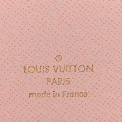 Louis Vuitton Damier Azur Zoe Wallet Rose Ballerine 6 of 6