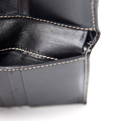 Gucci Patent Calfskin Compact Britt Wallet Black 7 of 7