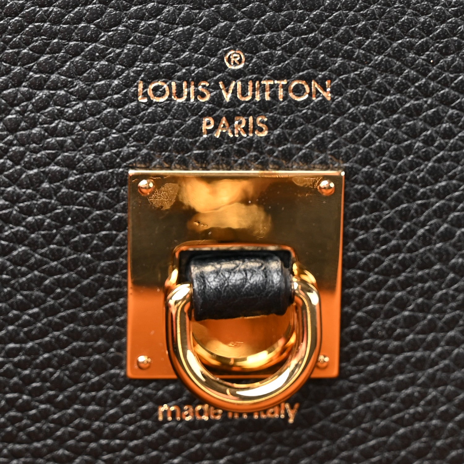 Louis Vuitton Taurillon City Steamer MM Black Camel 6 of 10
