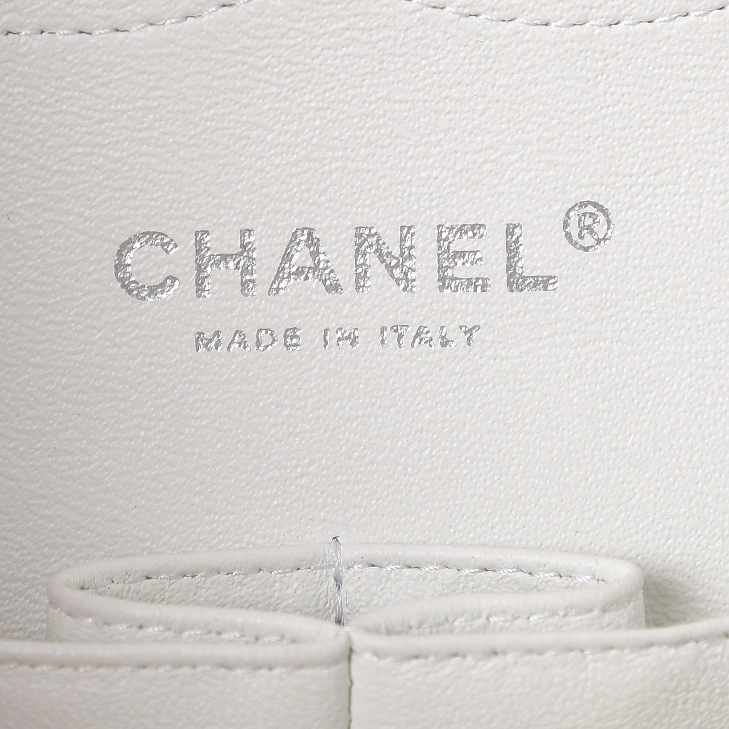 Chanel Caviar Quilted Jumbo Double Flap White 6 of 7