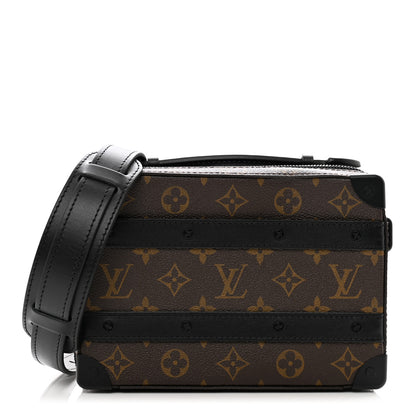 Louis Vuitton LOUIS VUITTON Monogram Macassar Handle Soft Trunk Black 1 of 8