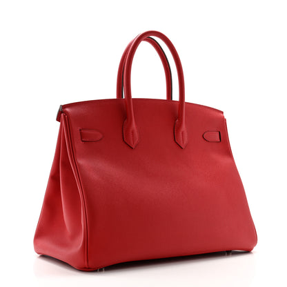 Hermes Epsom Birkin 35 Rouge Casaque 3 of 12