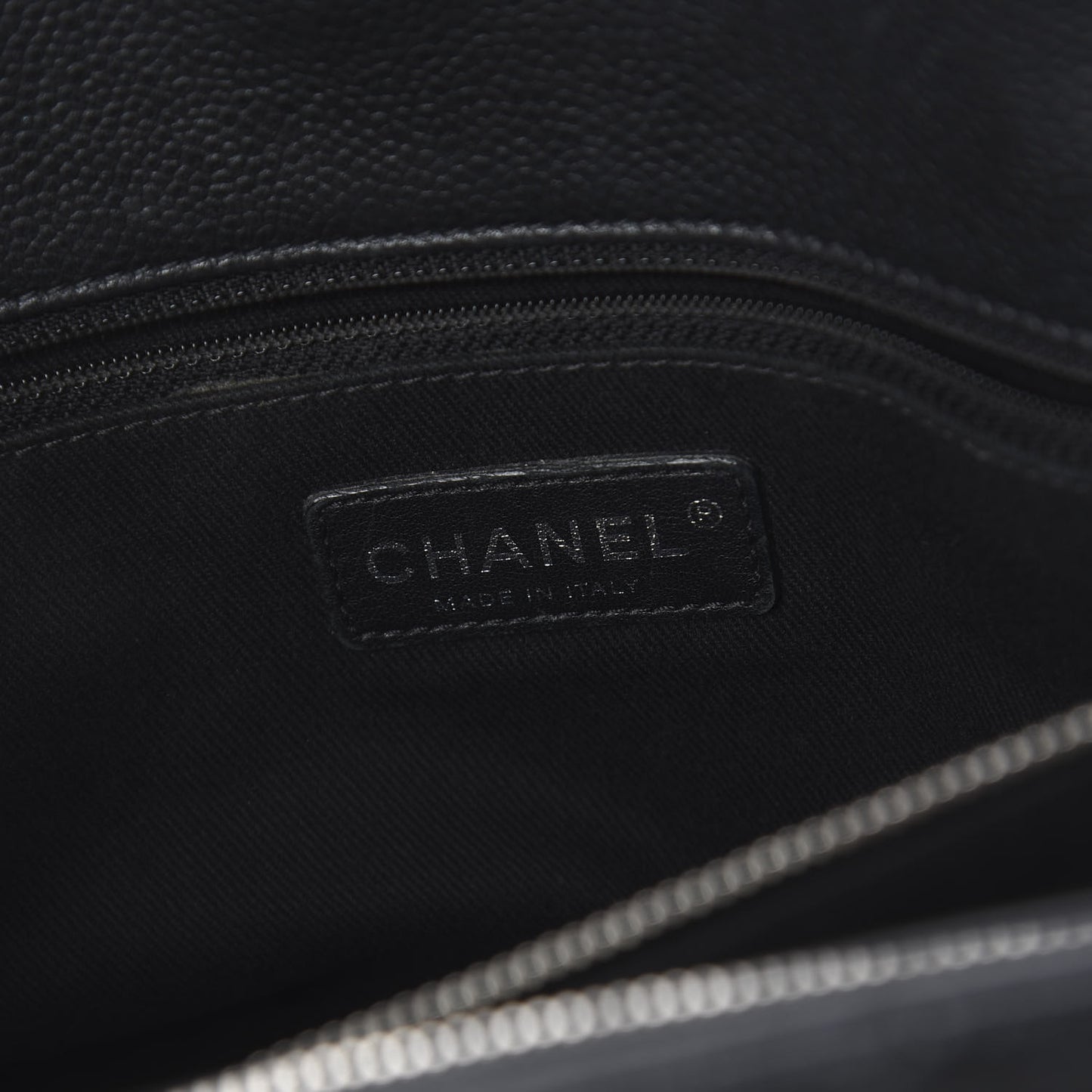 Caviar Quilted Timeless CC Soft Tote Black