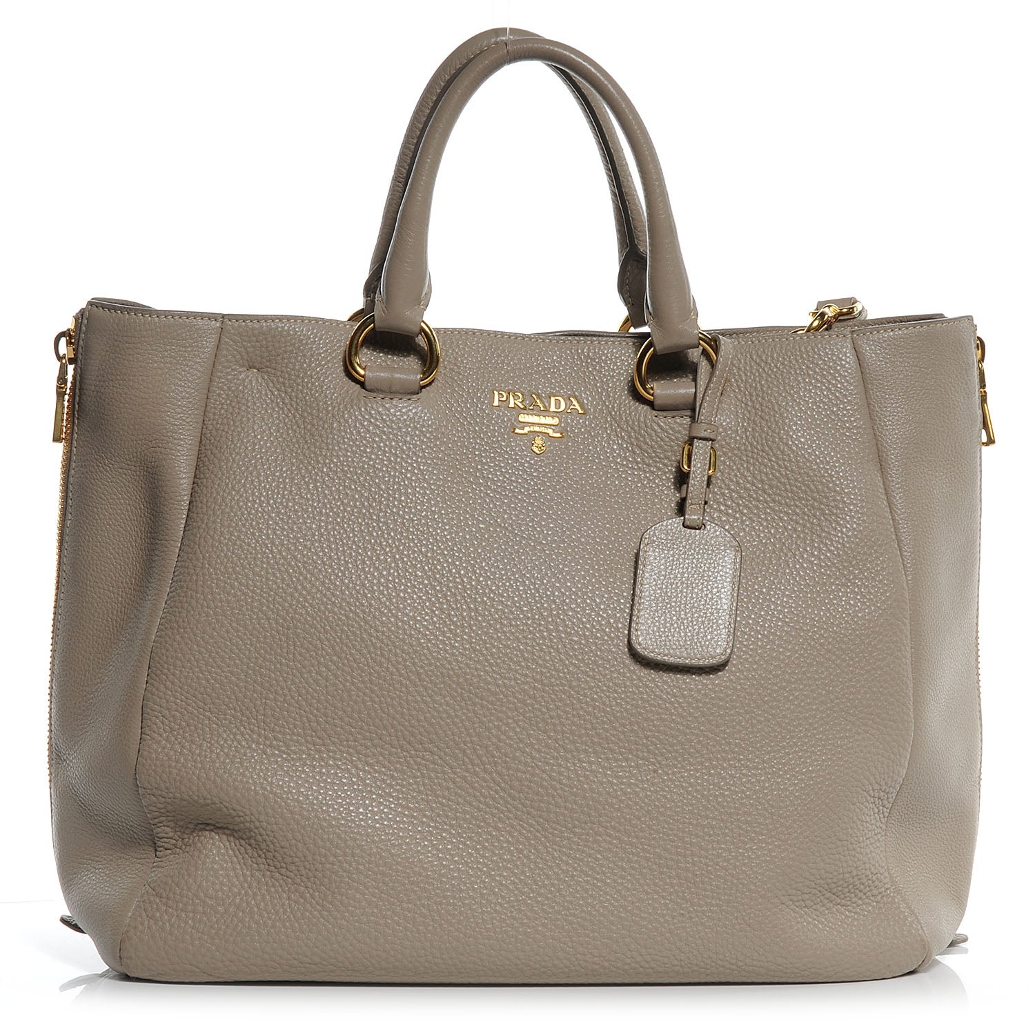 Prada Vitello Daino Tote Pomice 1 of 8