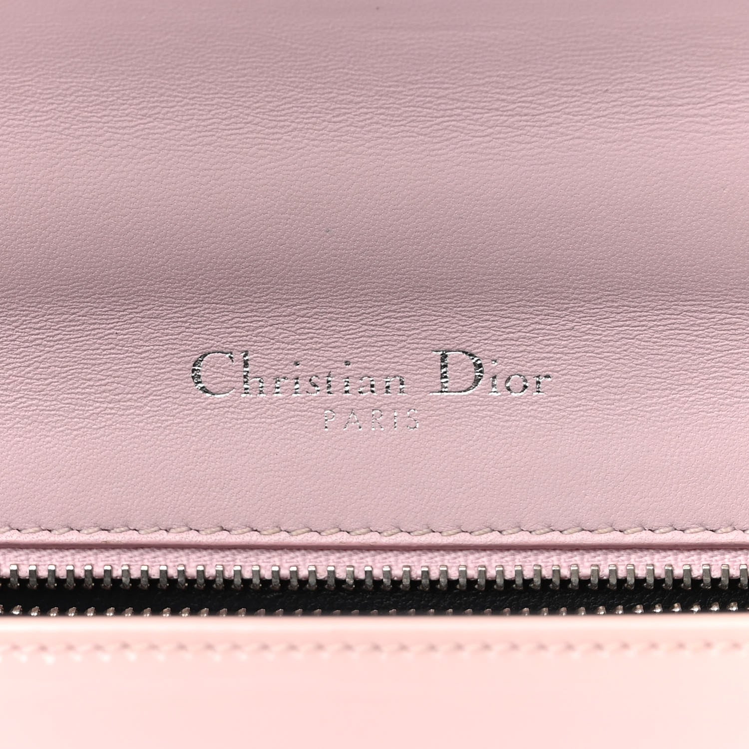 Christian Dior Patent Micro-Cannage Small Diorama Flap Bag Rose 6 of 9