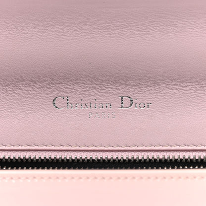 Christian Dior Patent Micro-Cannage Small Diorama Flap Bag Rose 6 of 9