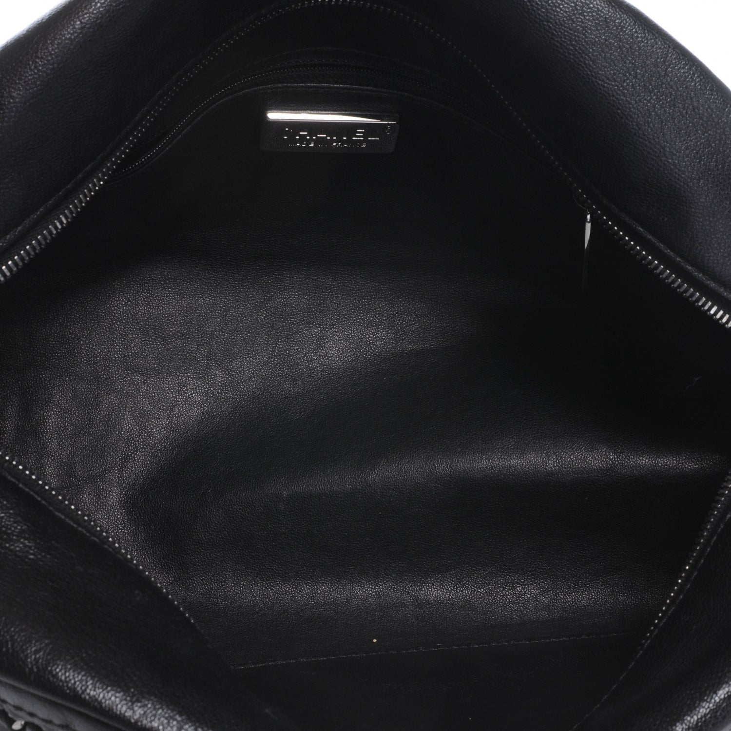 Chanel Leather Luxe Ligne Medium Bowler Black 5 of 7