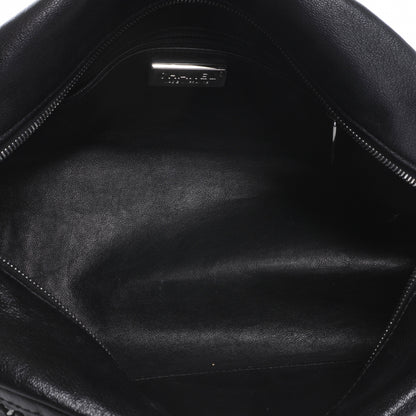 Chanel Leather Luxe Ligne Medium Bowler Black 5 of 7