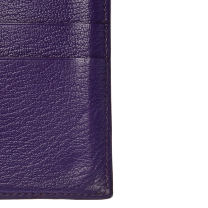 Hermes Chevre Mysore Medium Kelly Wallet Iris 9 of 9